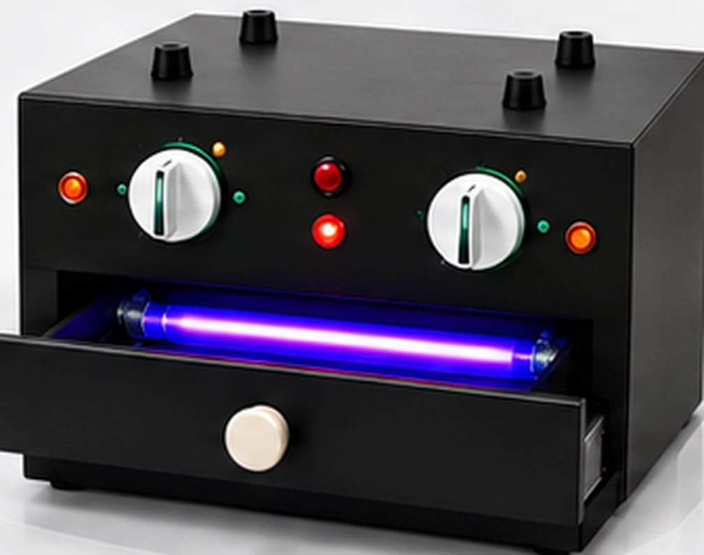 Visual de la máquina MADEK de un tiempo con dos perillas de control